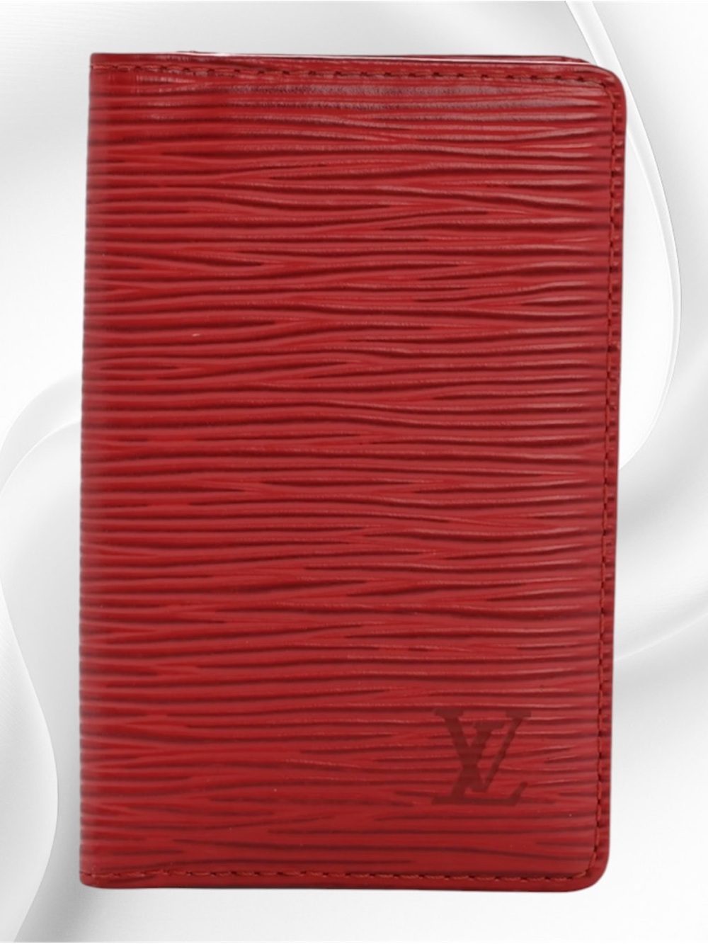 Louis Vuitton Red Epi Card Holder